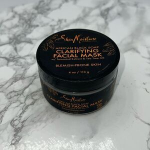 SHEA MOISTURE African Black Soap Clarifying Facial Mask-4 oz NEW!